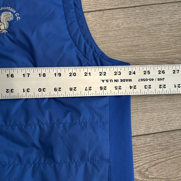 Zero Restriction Golf Vest Men’s XL Primaloft Insulated Lightweight Hybrid Blue - Picture 5 of 7